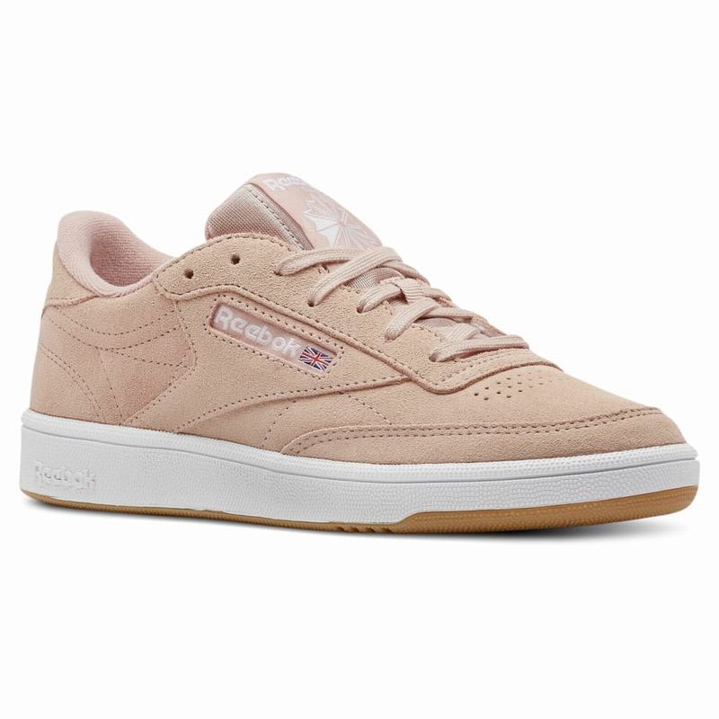 Reebok Club C 85 Tenisky Damske - Ruzove UD1627SZ